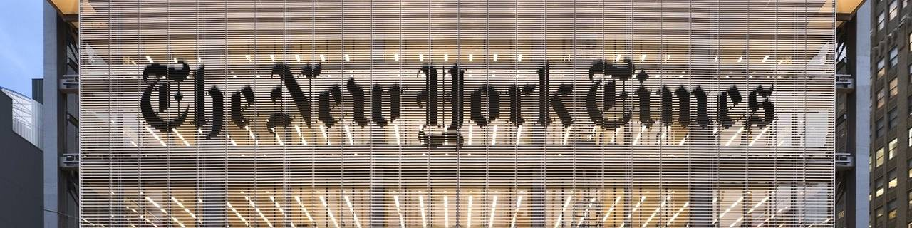Banner image for The New York Times