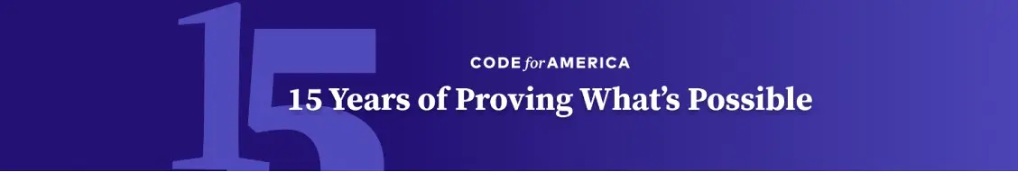Banner image for Code for America