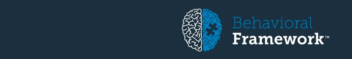 Banner image for Behavioral Framework
