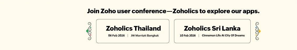 Banner image for Zoho APAC