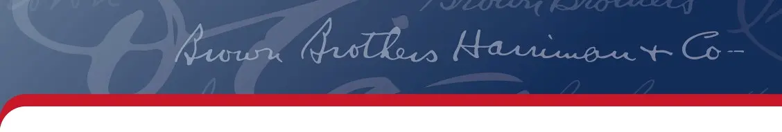 Banner image for Brown Brothers Harriman