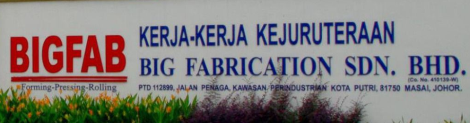 Banner for BIGFAB ENGINEERING SDN. BHD