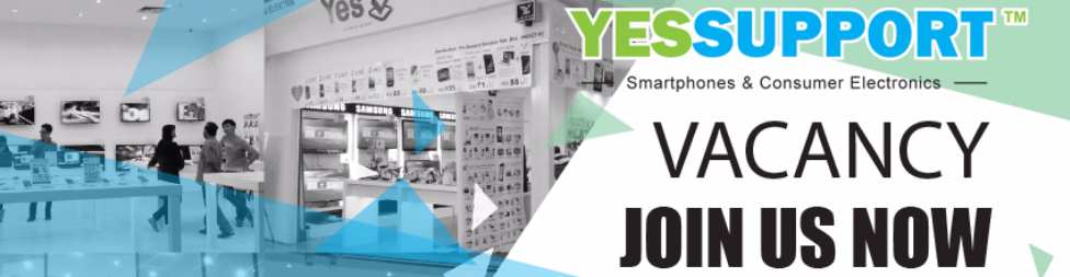Banner for Retail Outlet Manager (门市销售经理) – Kulai & Senai job by  Yes Support Services Sdn Bhd