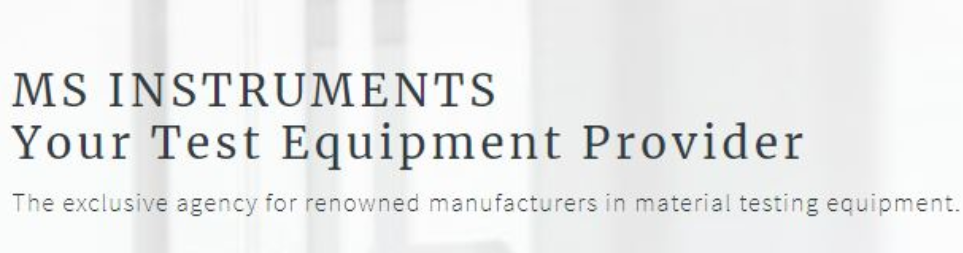 Banner for MS Instruments (SEA) Sdn Bhd