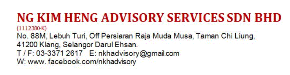 Banner for Tax and Audit Senior job by Ng Kim Heng Advisory Services Sdn Bhd