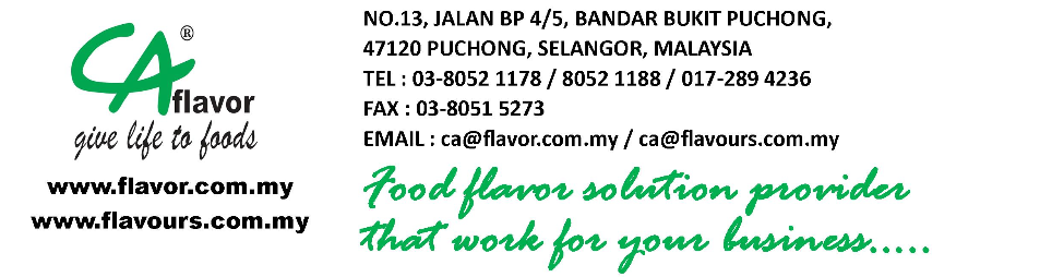 Banner for CA Flavor Sdn Bhd